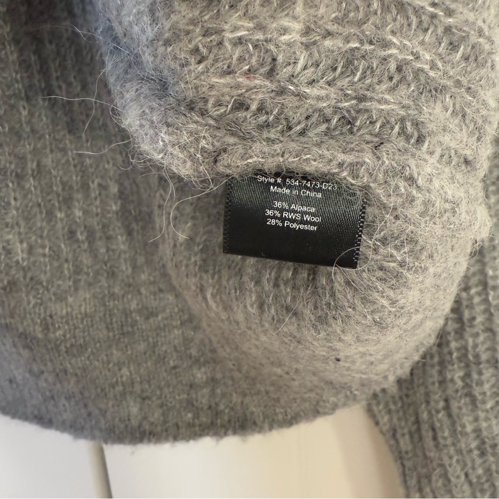 JENNI KAYNE Hayes Crewneck Cardigan - gray - Picture 6 of 7